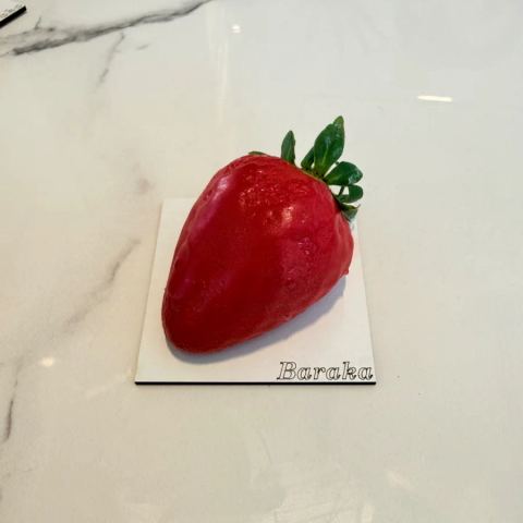 Trompe l'œil fraise