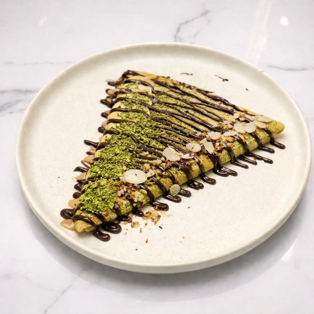 Crêpe pistache