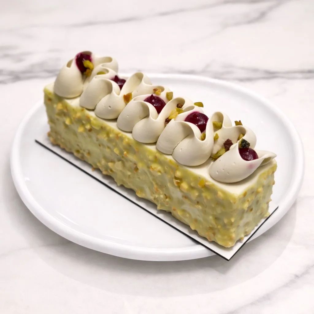 Pistache framboise