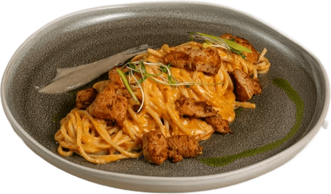 Spaghetti à la tunisienne poulet