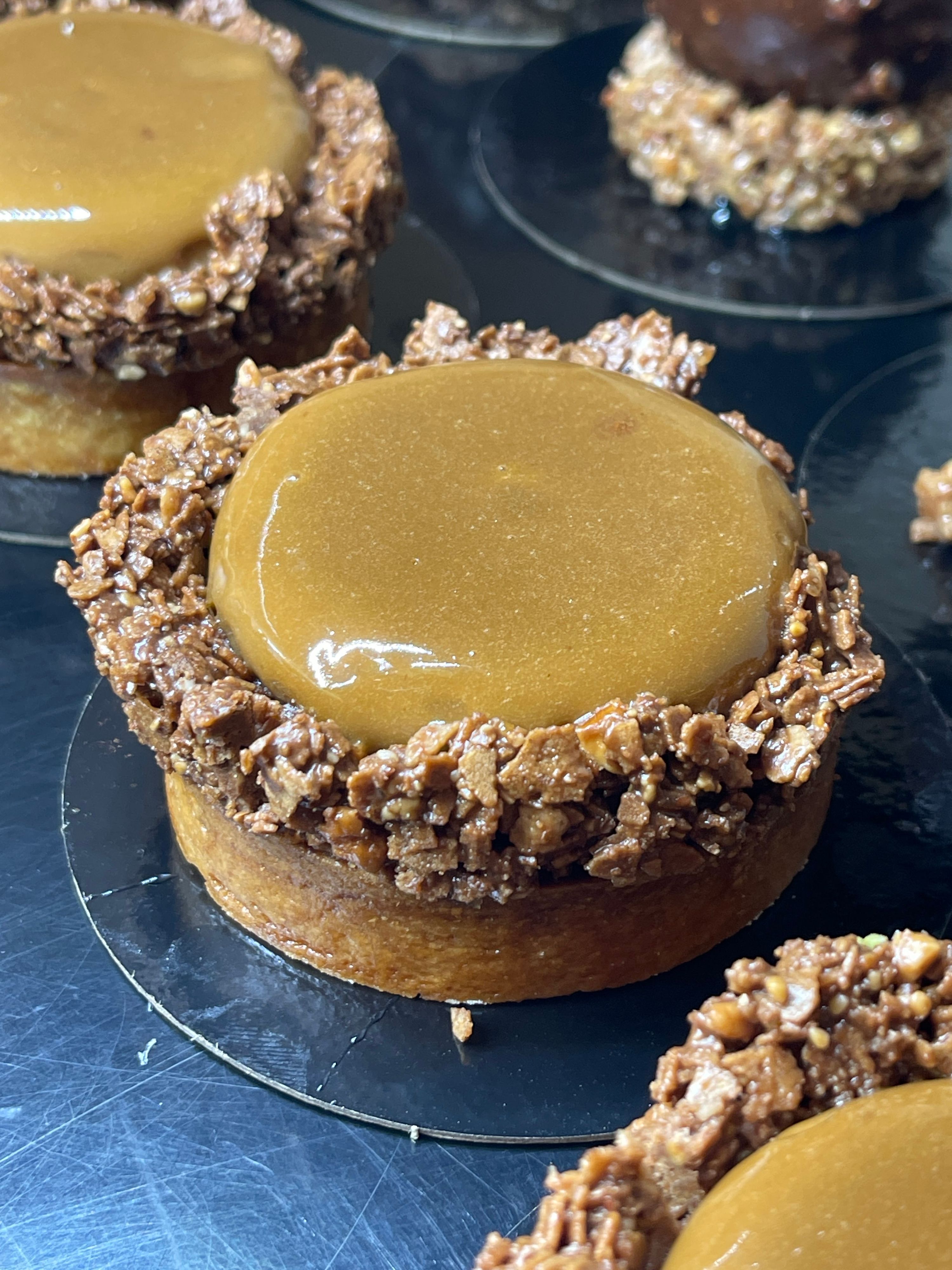 Tartelette café & noisette