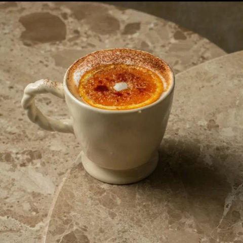 Orange latté