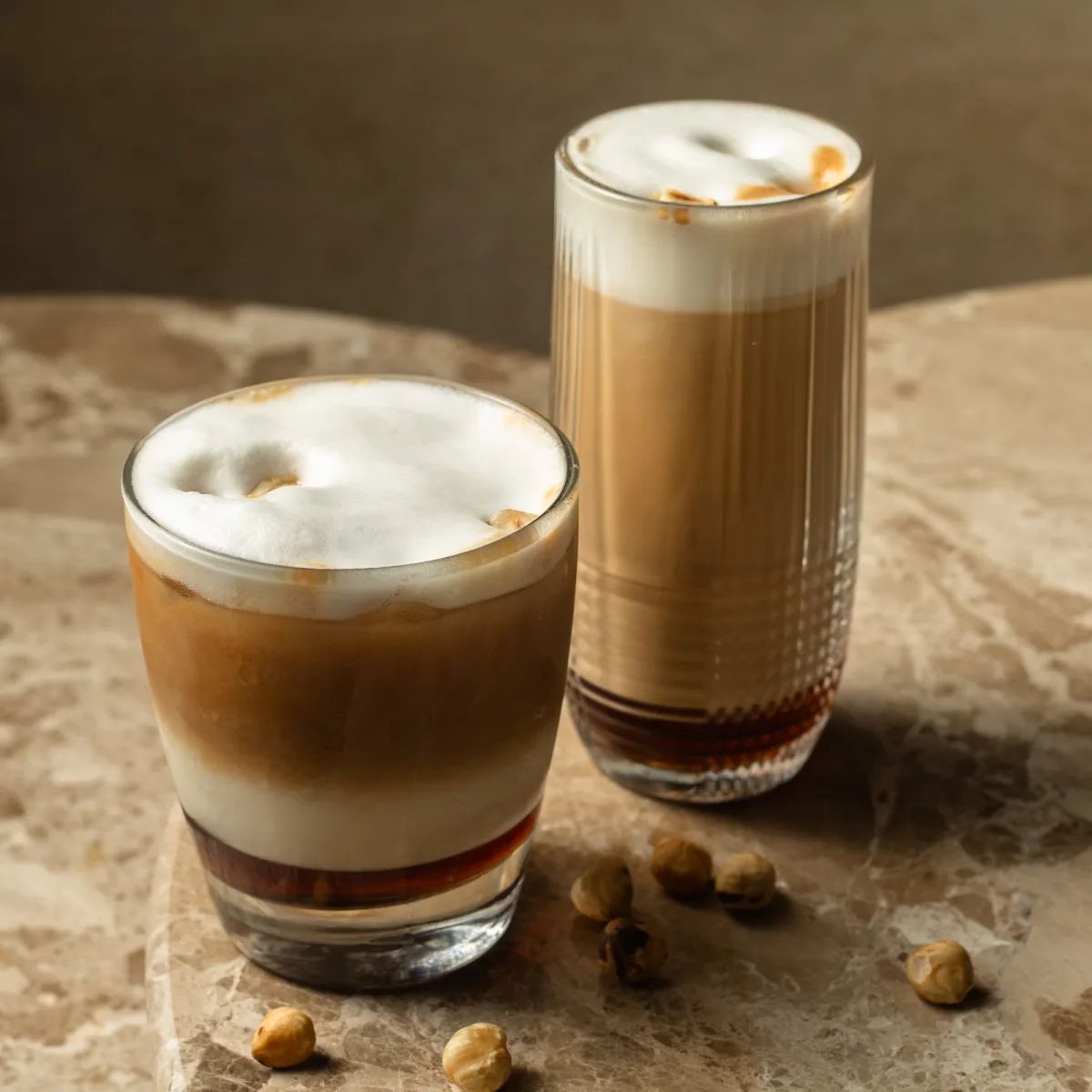 Iced noisette macchiato