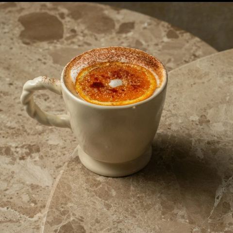 Orange latté