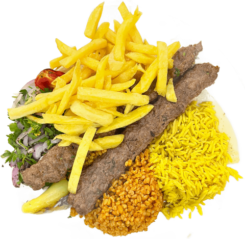 وجبة كباب لحم